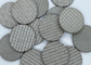 Various Shapes Stainless Steel 5 Um 10 Um Sintered Wire Mesh Filter Disc