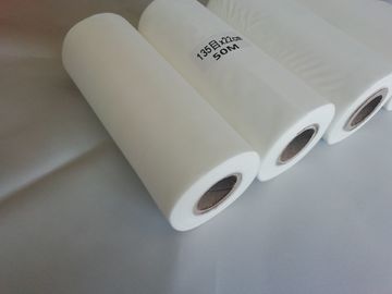 Monofilamento de nylon llano blanco de la malla de la impresión de pantalla de seda y elasticidad baja